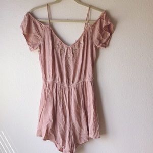 Lush blush pink romper